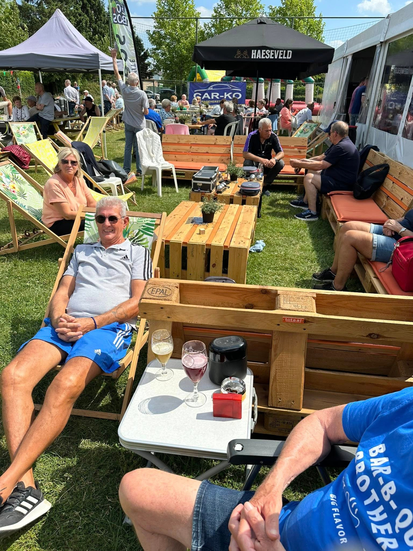 Petanque toernooi op Lobos wijkfeest